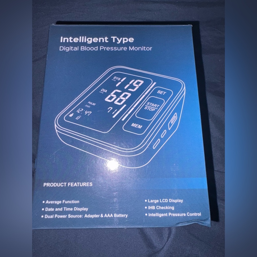 NIB-Digital Blood Pressure Monitor with Display
At HOME Medical device. - Picture 5 of 7